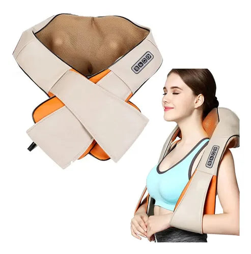 masajeador eléctrico de cuello y hombros con función de calor!