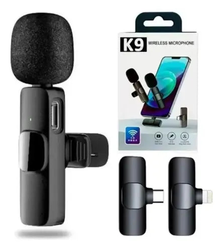 Micrófono Inalámbrico K9 para Smartphonea ENTRADA TIPO C