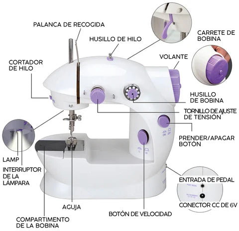 Mini Máquina de Coser Portátil