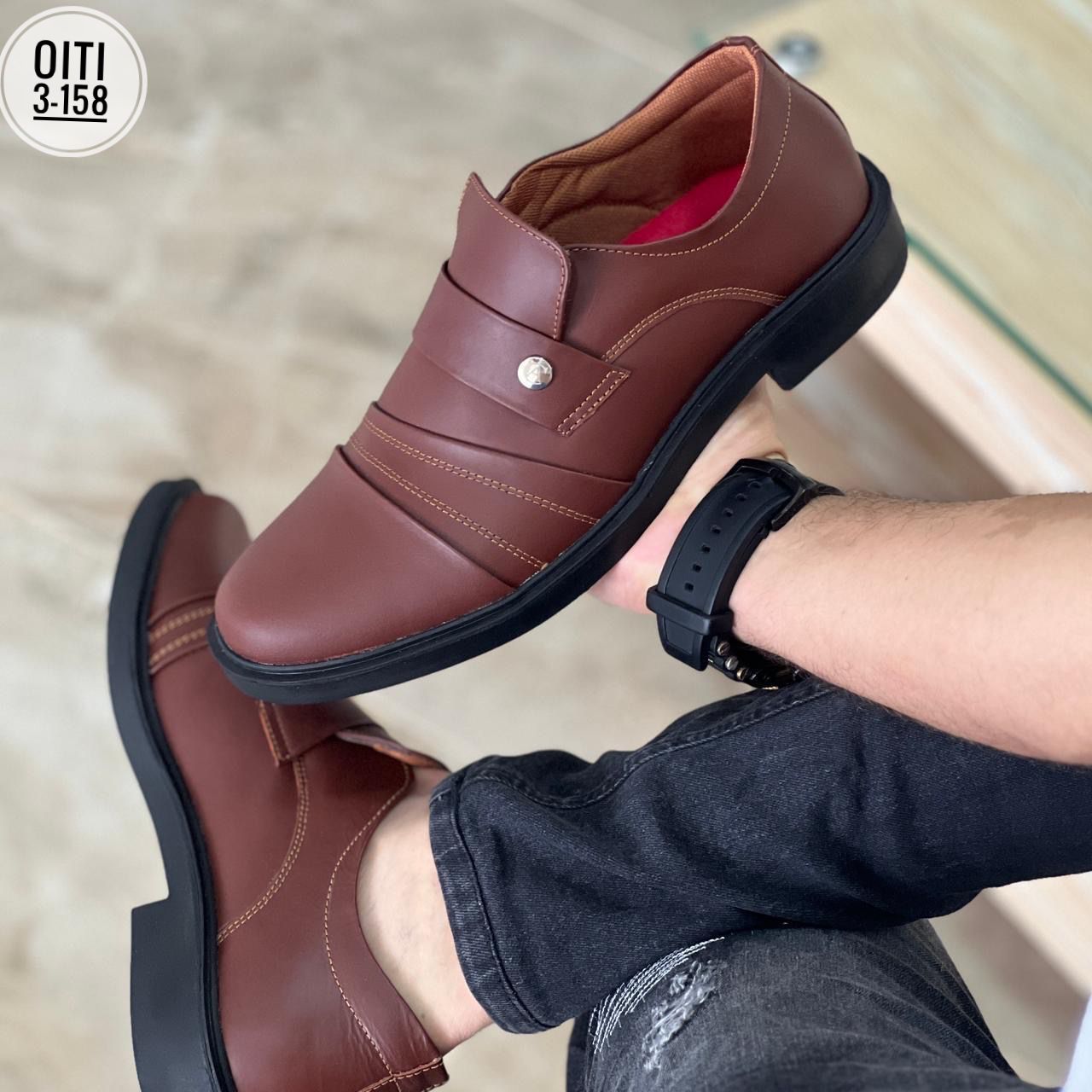 TRIO ZAPATO CASUAL EN CUERO