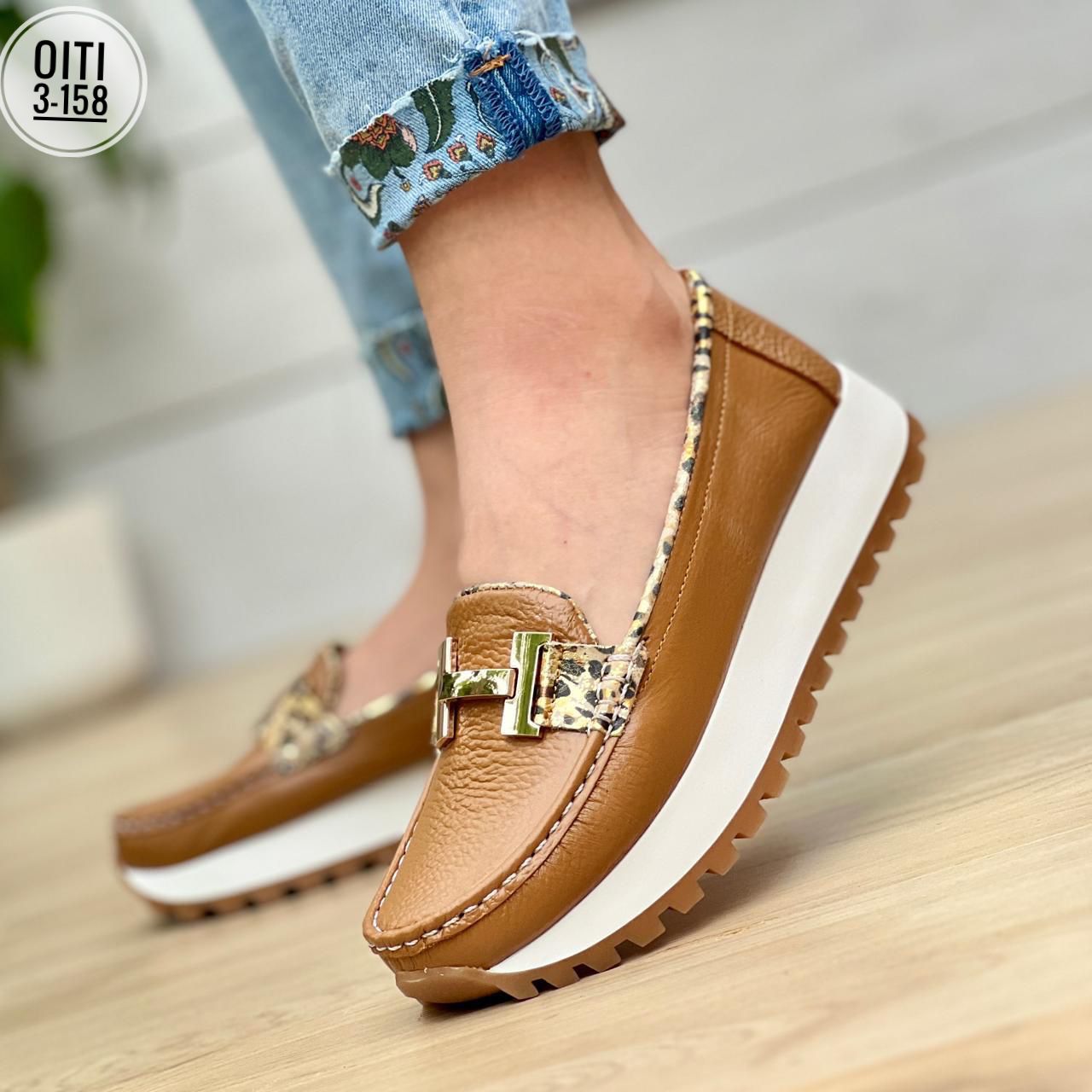 COMBO BOLICHERO MOCASINES EN CUERO