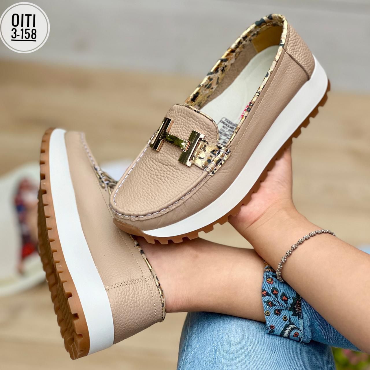 COMBO BOLICHERO MOCASINES EN CUERO