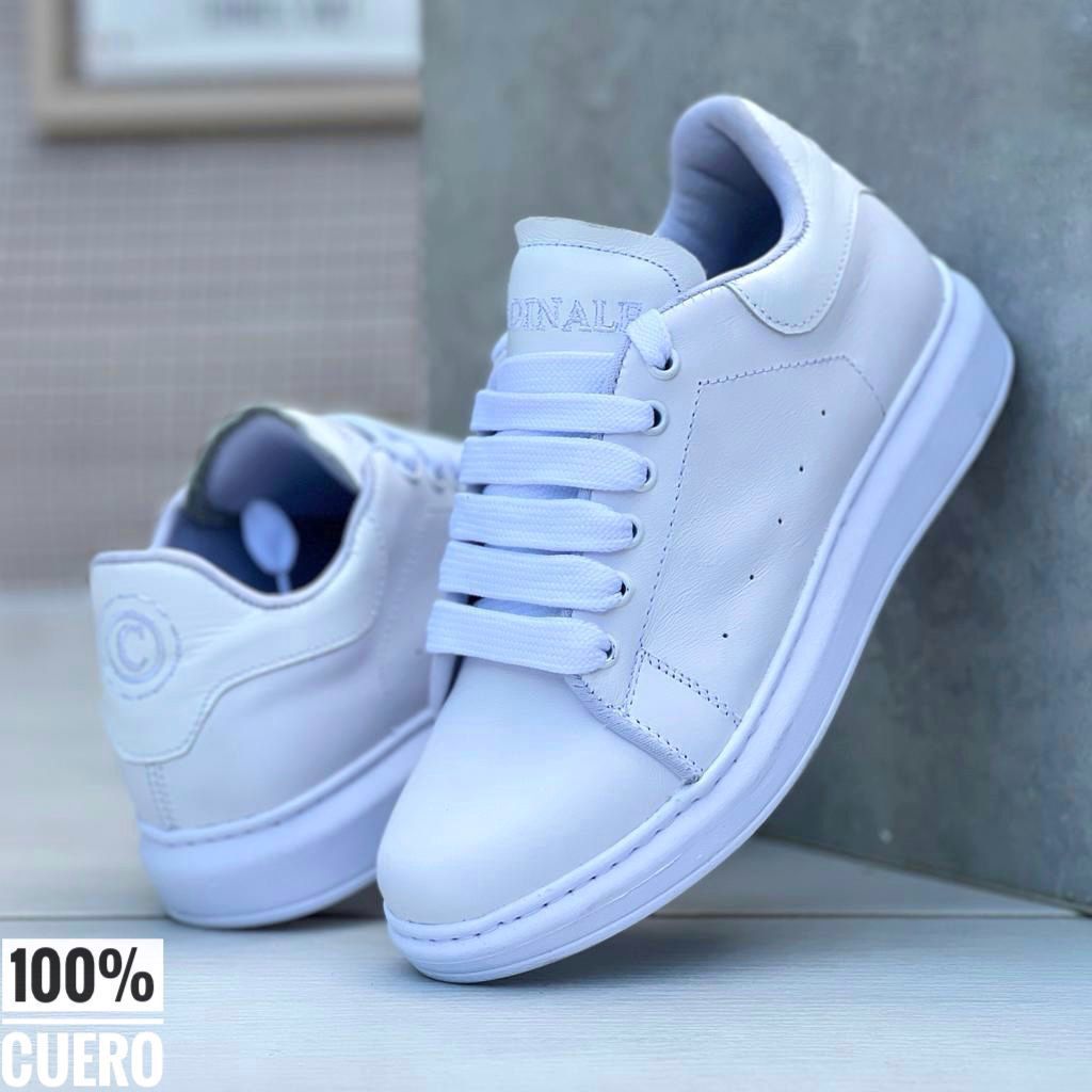 ZAPATO DEPORTIVO UNISEX EN CUERO