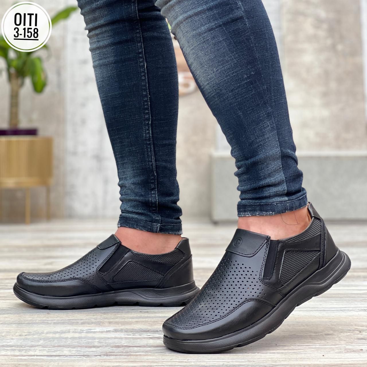 TRIO ZAPATO CASUAL CUERO ENSERADO