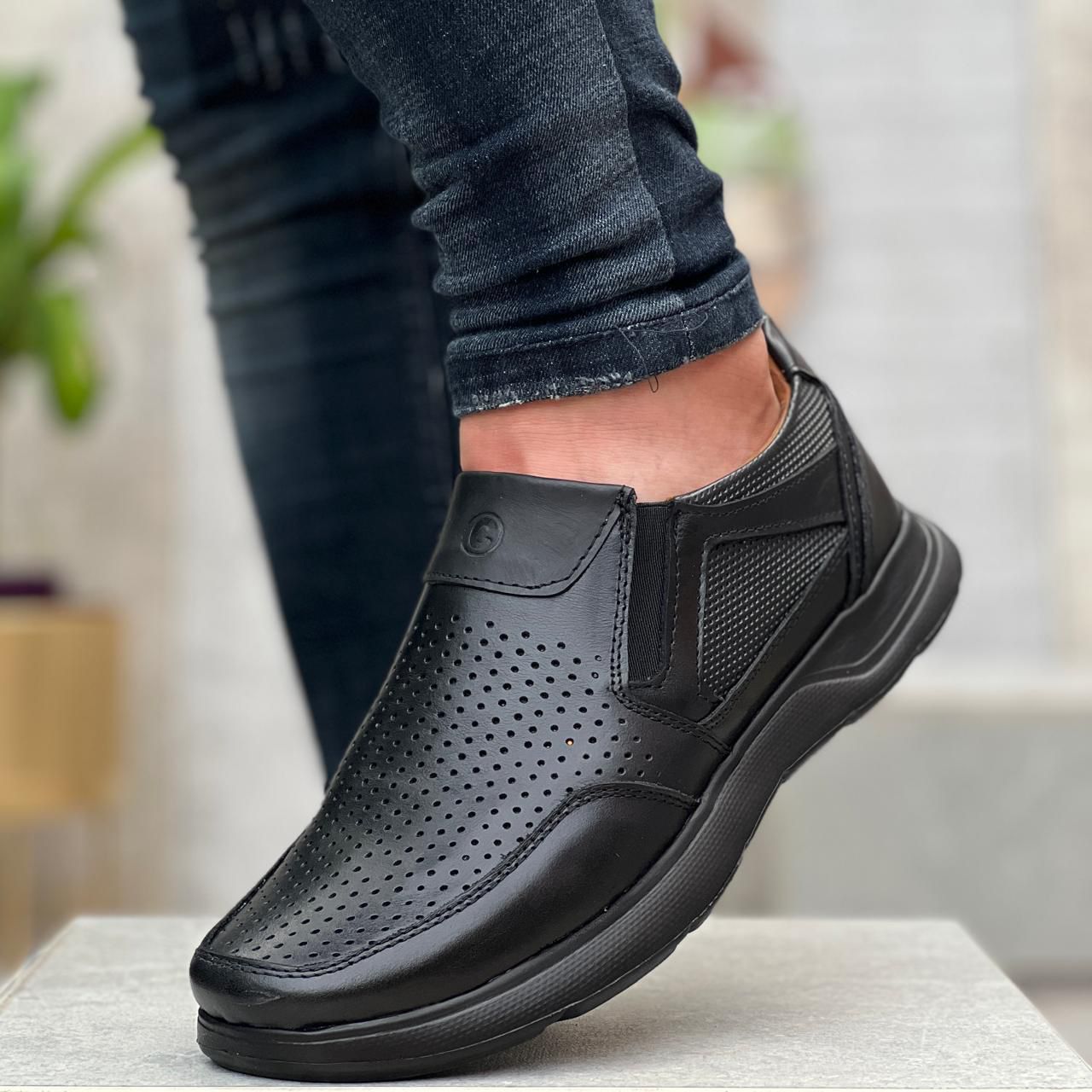 TRIO ZAPATO CASUAL CUERO ENSERADO