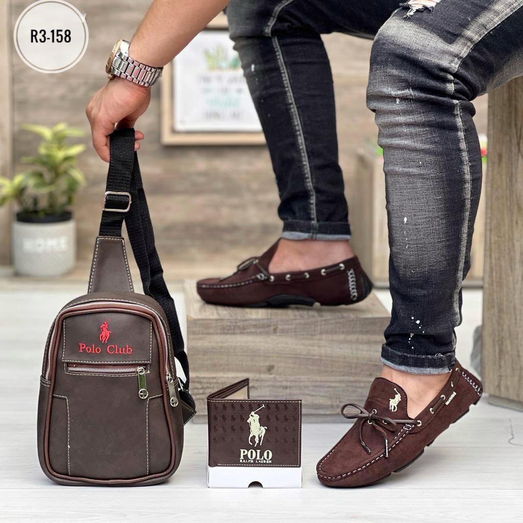 TRIO MOCASÍN POLO CORDON