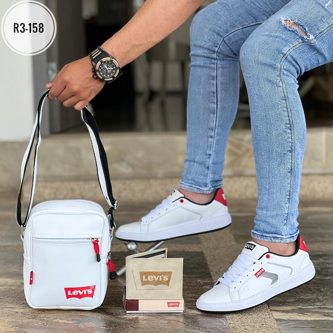 TRIO ZAPATO LEVIS PARA HOMBRE