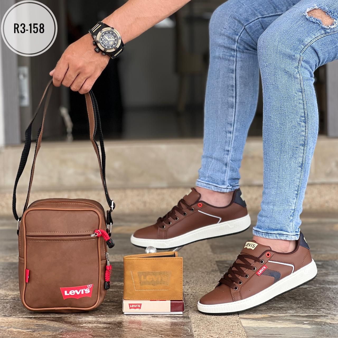 TRIO ZAPATO LEVIS PARA HOMBRE