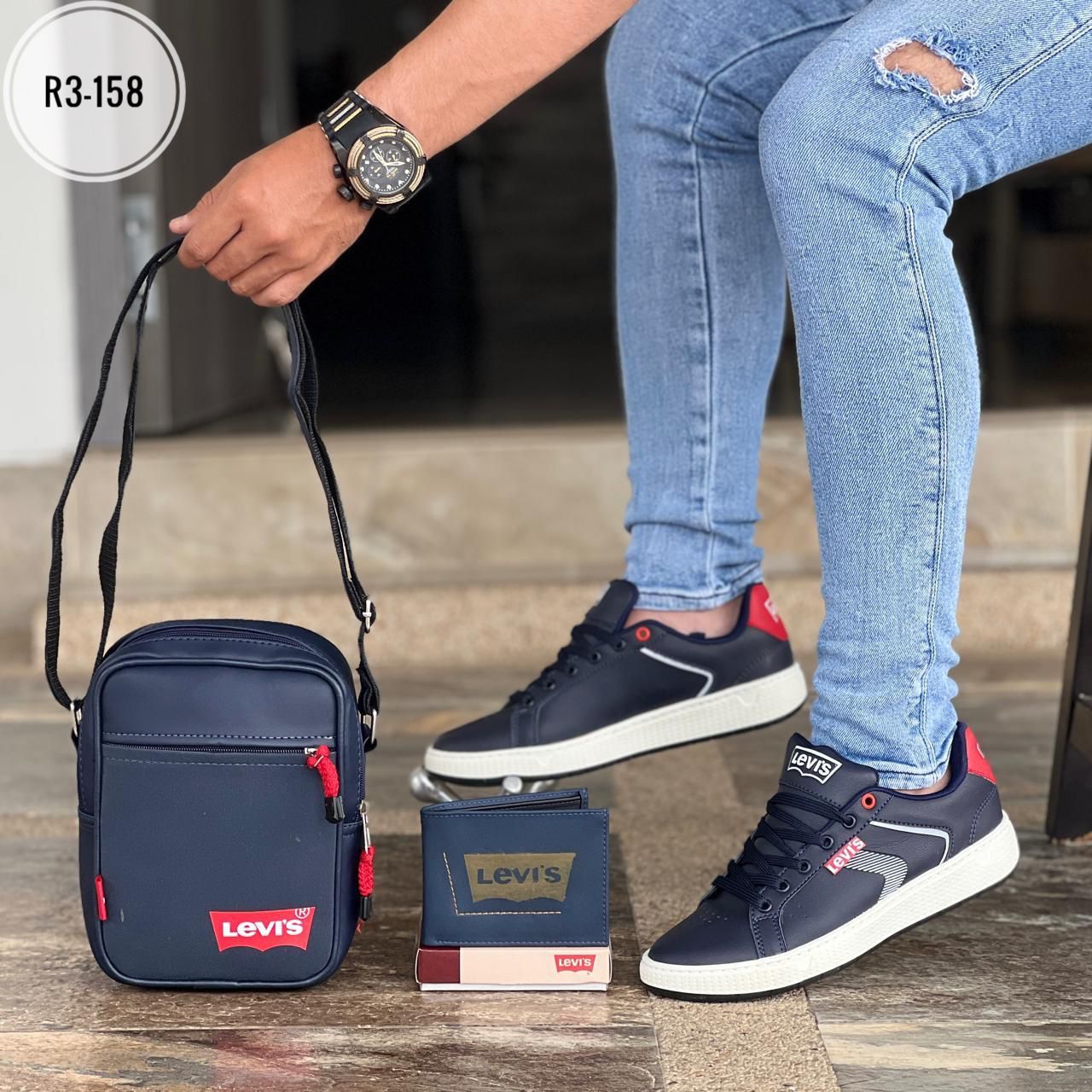 TRIO ZAPATO LEVIS PARA HOMBRE