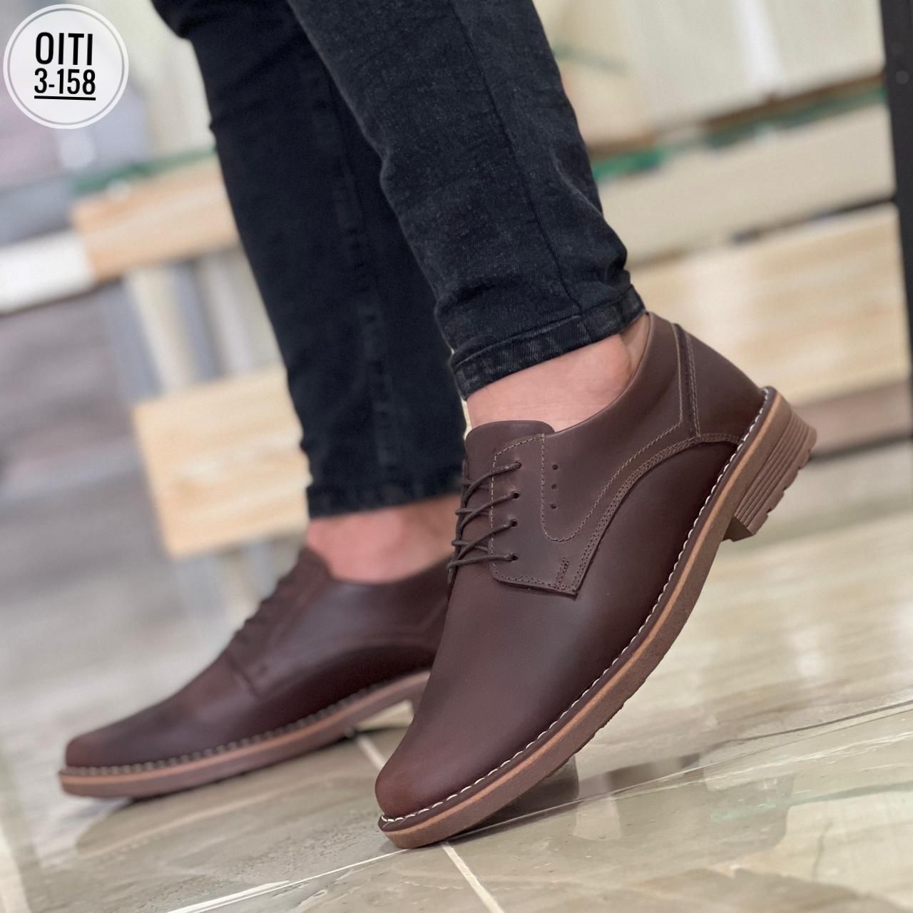 TRIO ZAPATO CASUAL CUERO GRASO