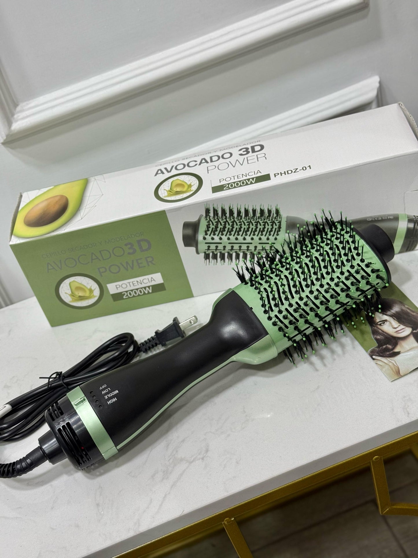 Cepillo Secador Aguacate