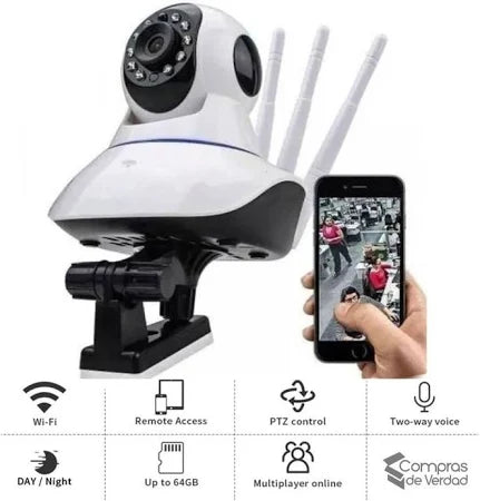 Cámara de Seguridad WiFi PTZ V380 Pro