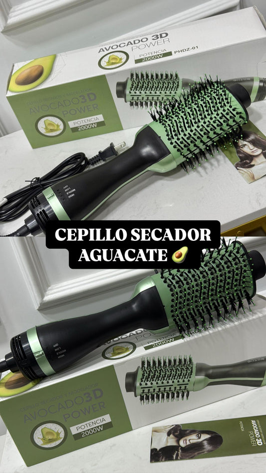 Cepillo Secador Aguacate