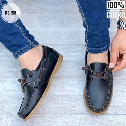 ZAPATO MOCASIN CUERO