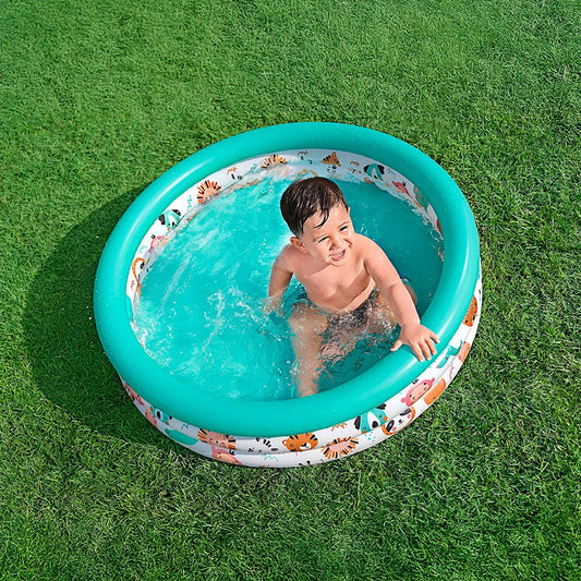 Piscina Inflable Infantil con Diseño de Animales