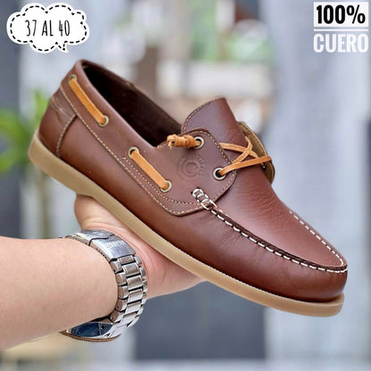 ZAPATO MOCASIN CUERO