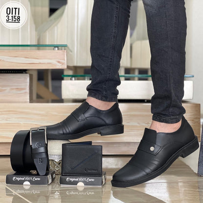 TRIO  ZAPATO CASUAL EN CUERO