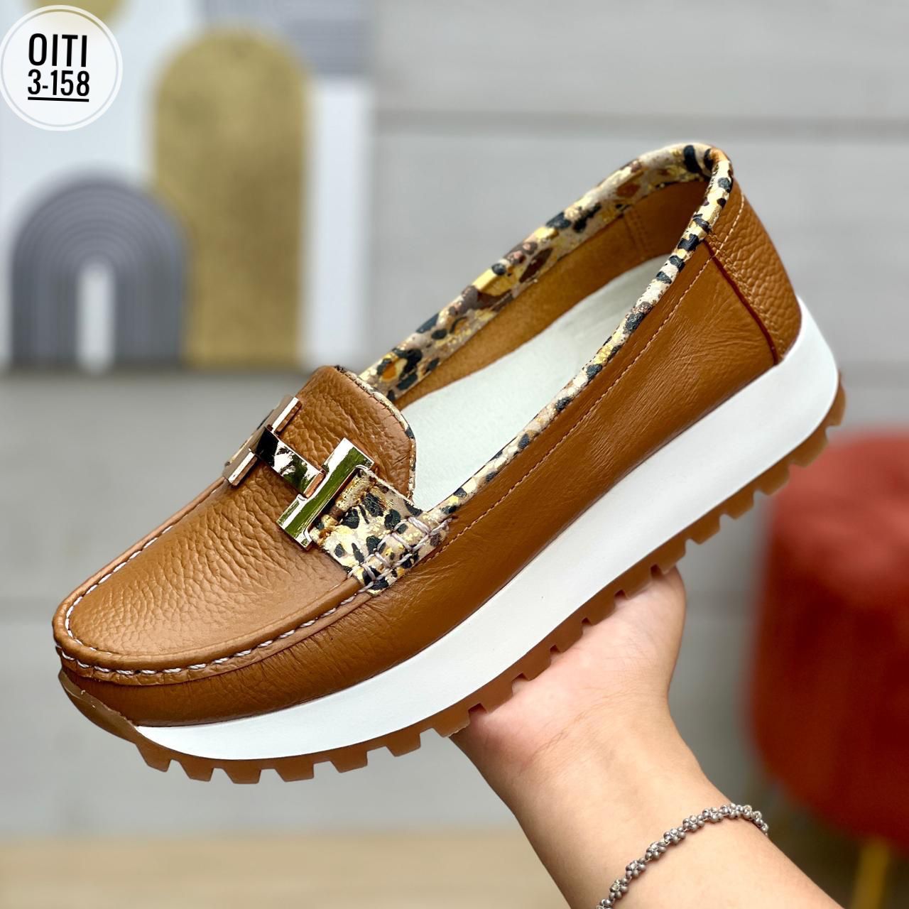 COMBO BOLICHERO MOCASINES EN CUERO