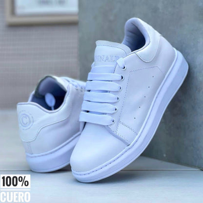 ZAPATO DEPORTIVO UNISEX EN CUERO