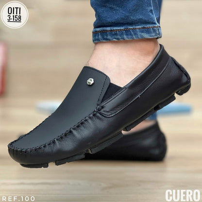 TRIO MOCASÍN  EN CUERO