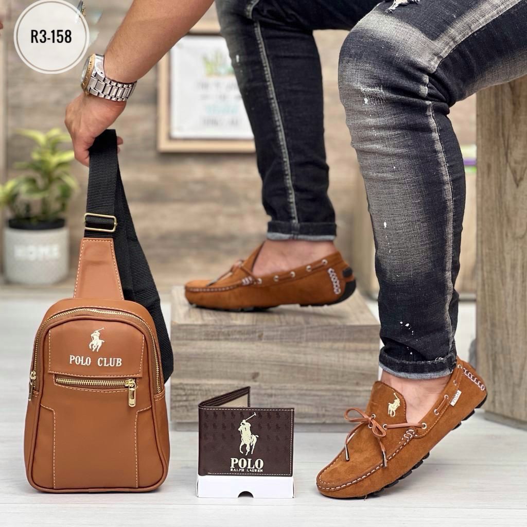 TRIO MOCASÍN POLO CORDON