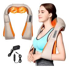 masajeador eléctrico de cuello y hombros con función de calor!